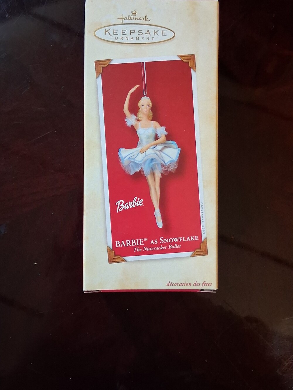 Hallmark Barbie Snowflake Ornament - White, Blue
